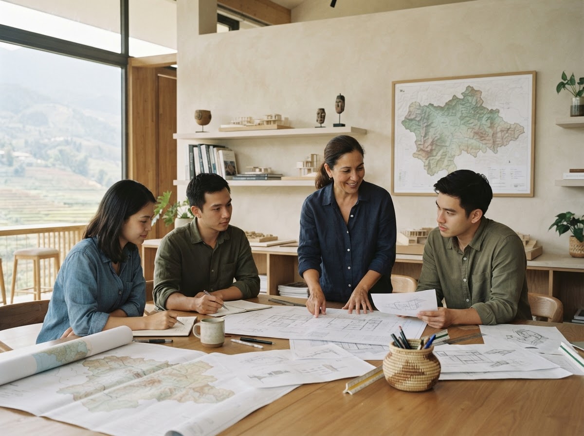 Rang Phuvuong advisors analyzing portfolio data